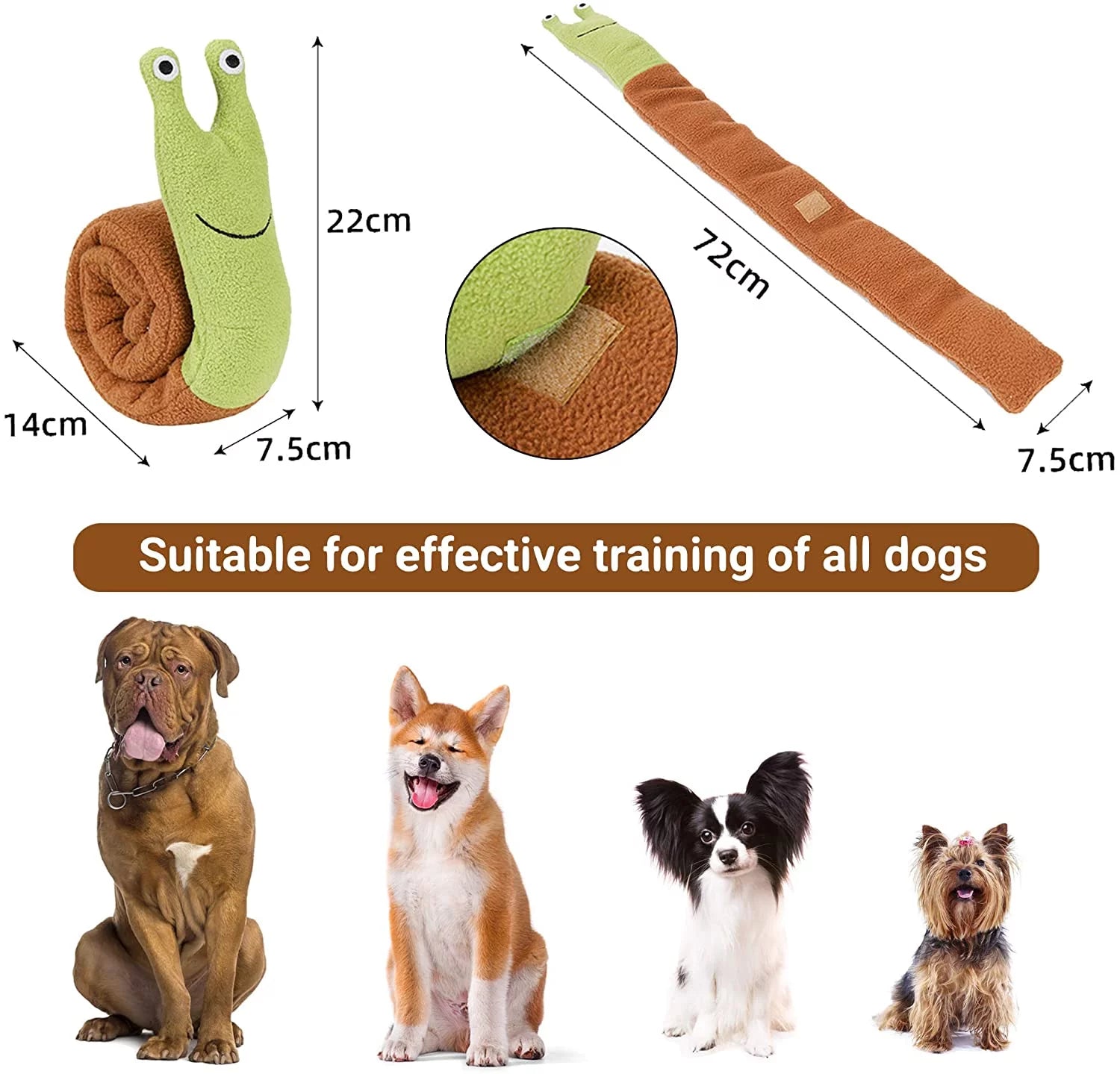 Snail Snuffle Pet Chew Toy