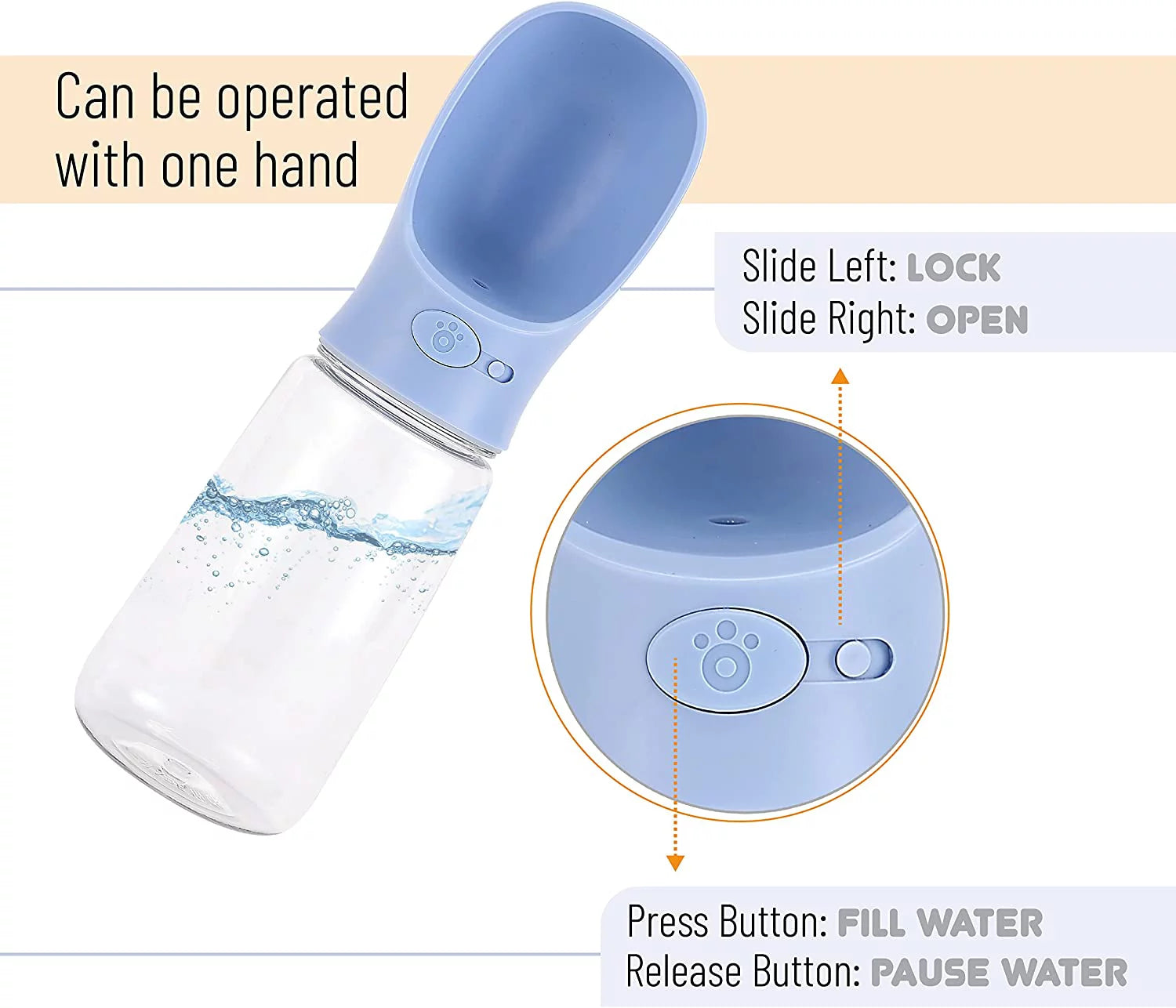 Portable Dog Water Bottle