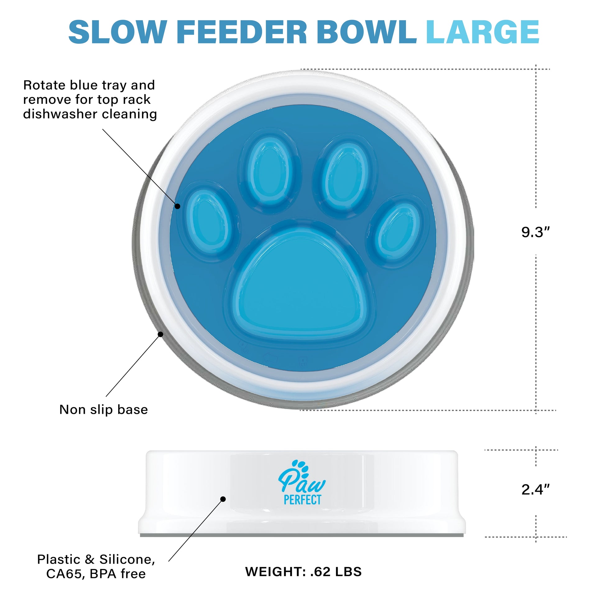 Dog Slow Feeder Bowl