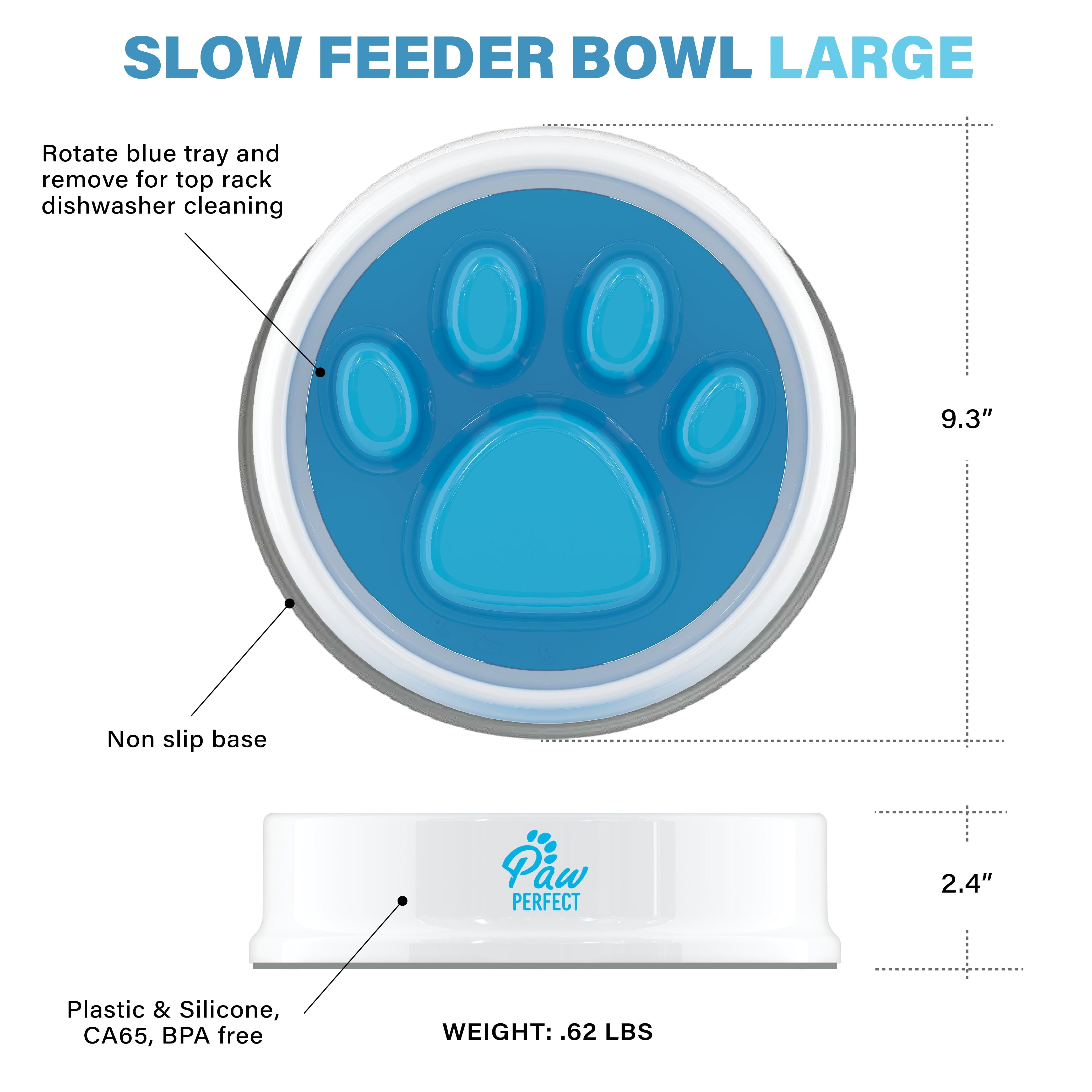 Dog Slow Feeder Bowl