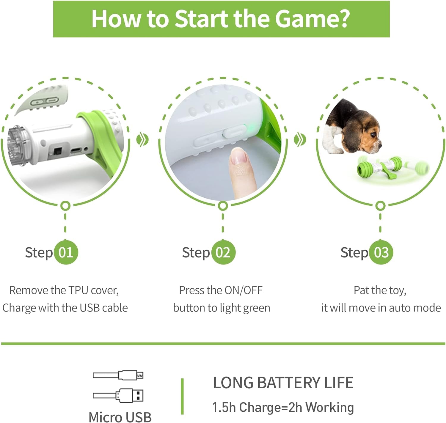 Smart Electronic Bone Toy