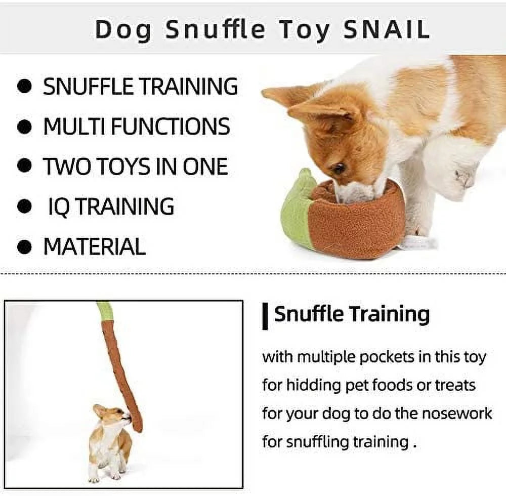 Snail Snuffle Pet Chew Toy