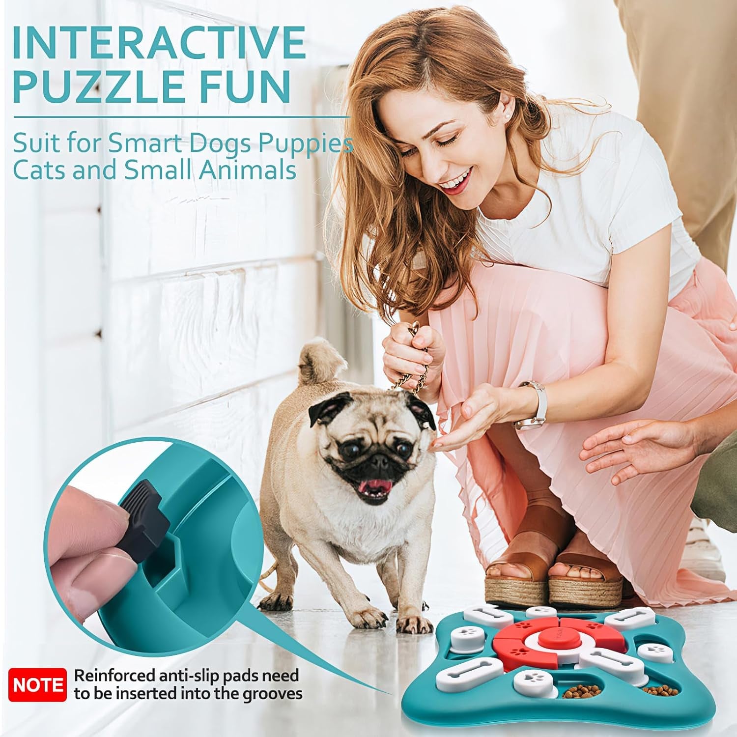 Treat Dog Puzzle Feeder