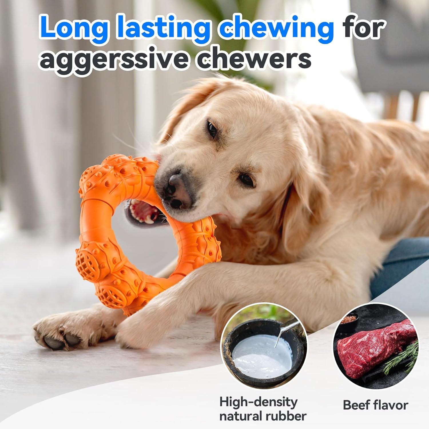 Indestructible Dog Chew Ring