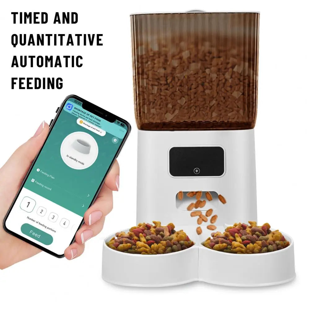 Smart Dual Pet Feeder Bowl