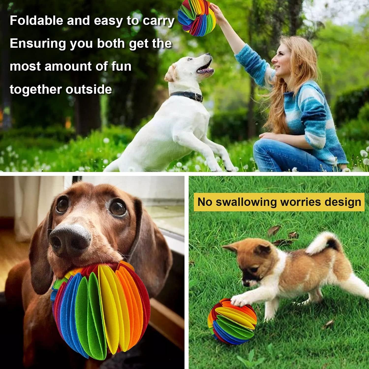 Stress Relief Snuffle Dog Ball