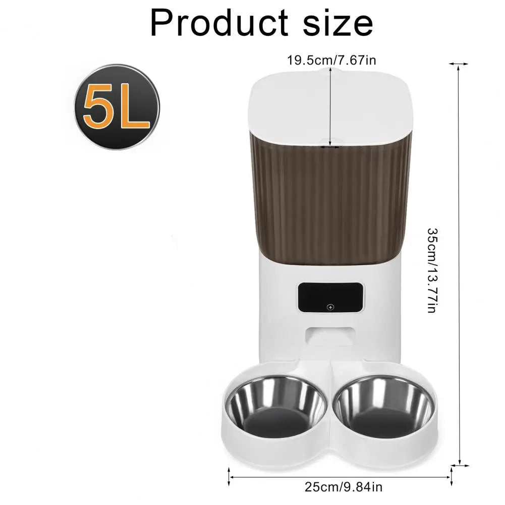 Smart Dual Pet Feeder Bowl