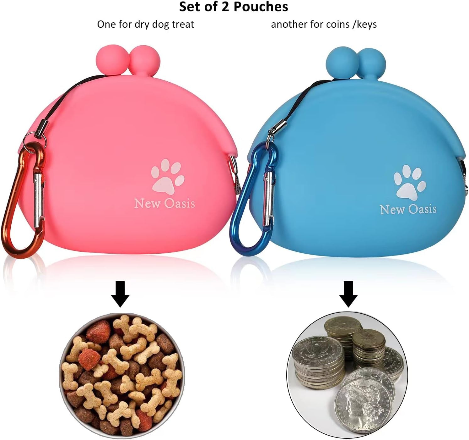 Mini Dog Treat Pouch Set