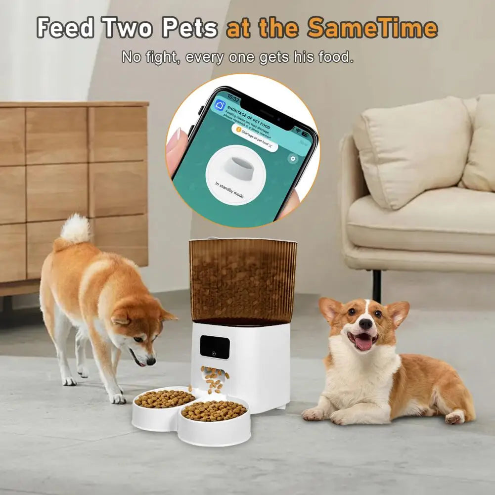 Smart Dual Pet Feeder Bowl