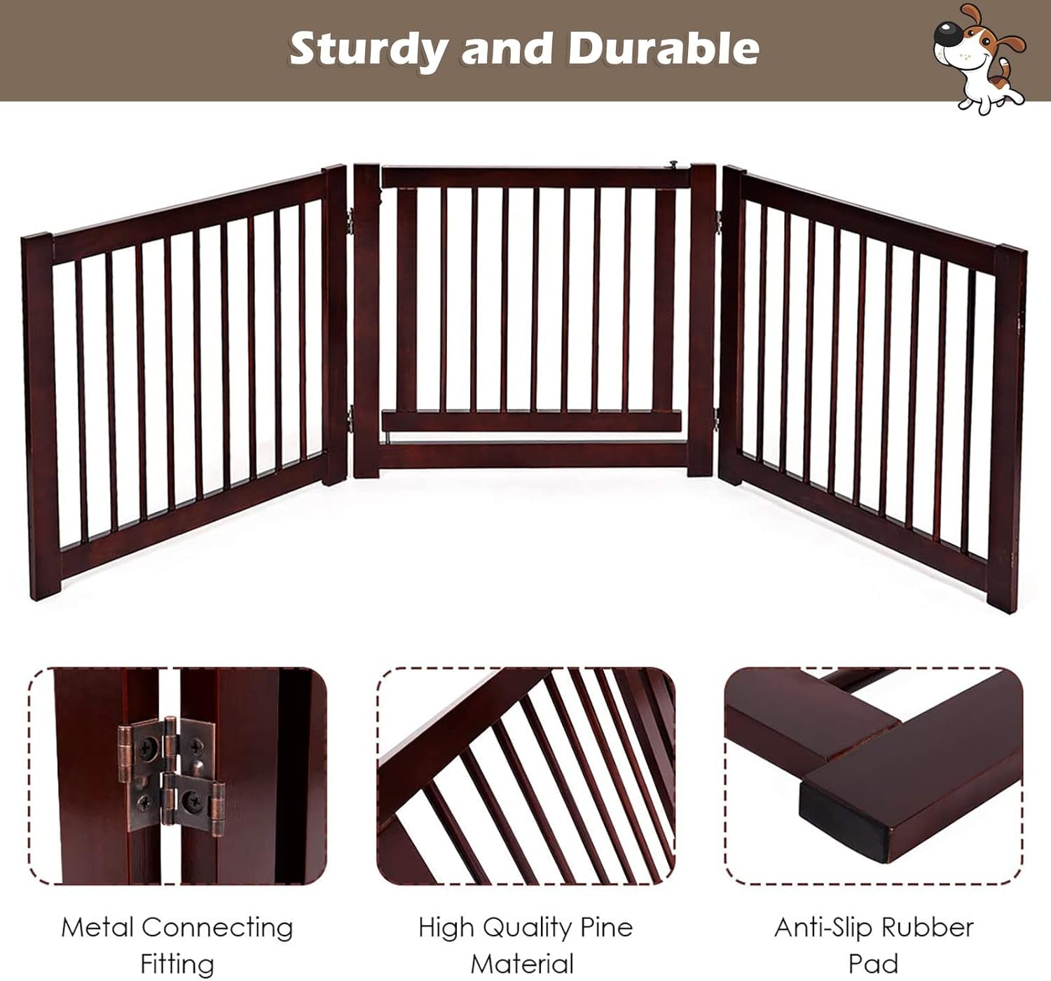 Foldable Indoor Pet Gate