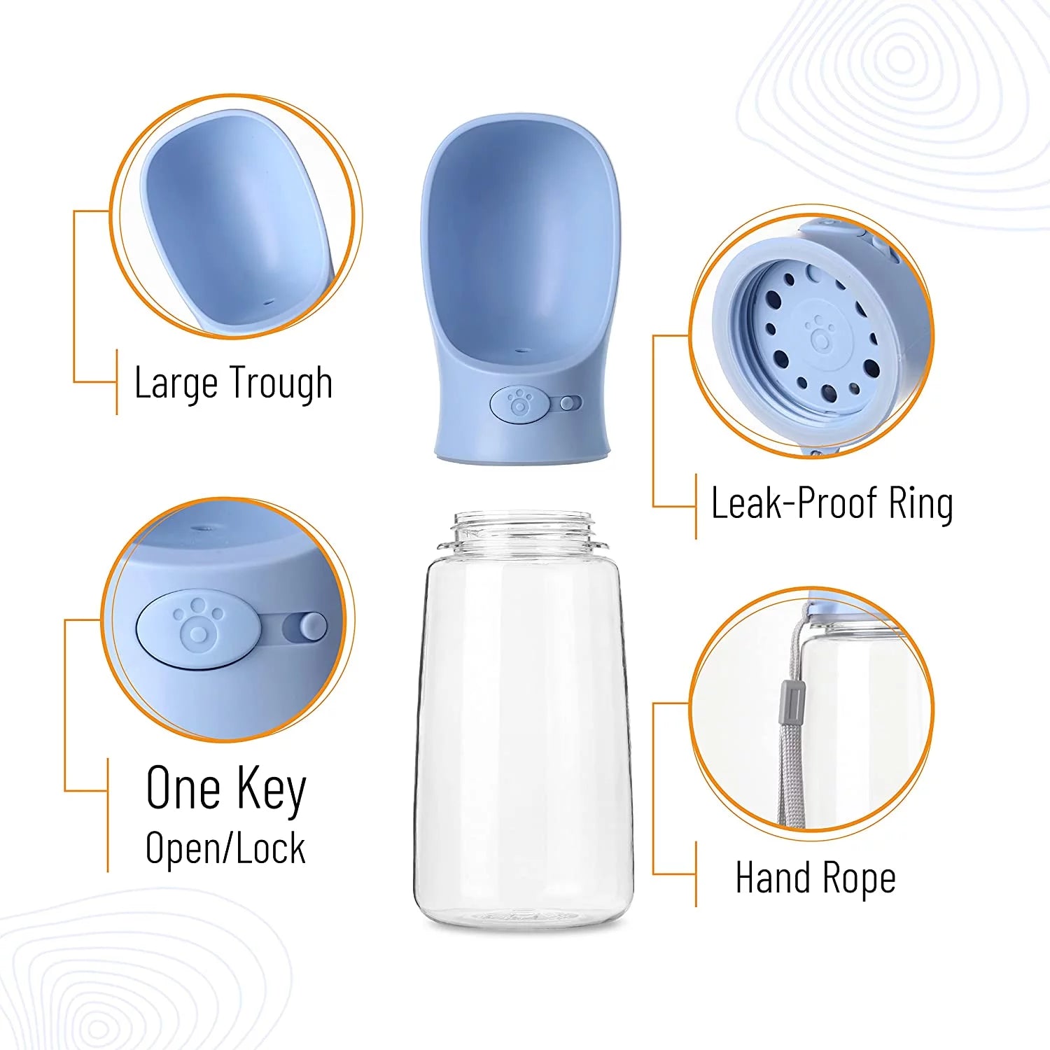 Portable Dog Water Bottle