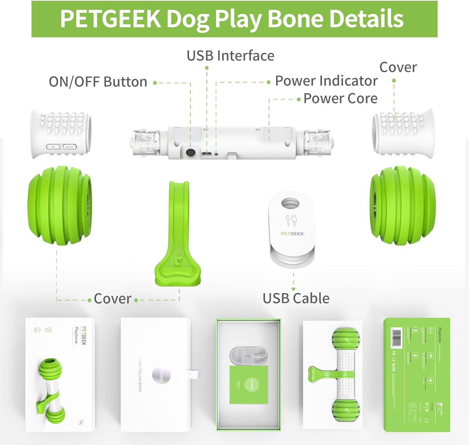 Smart Electronic Bone Toy