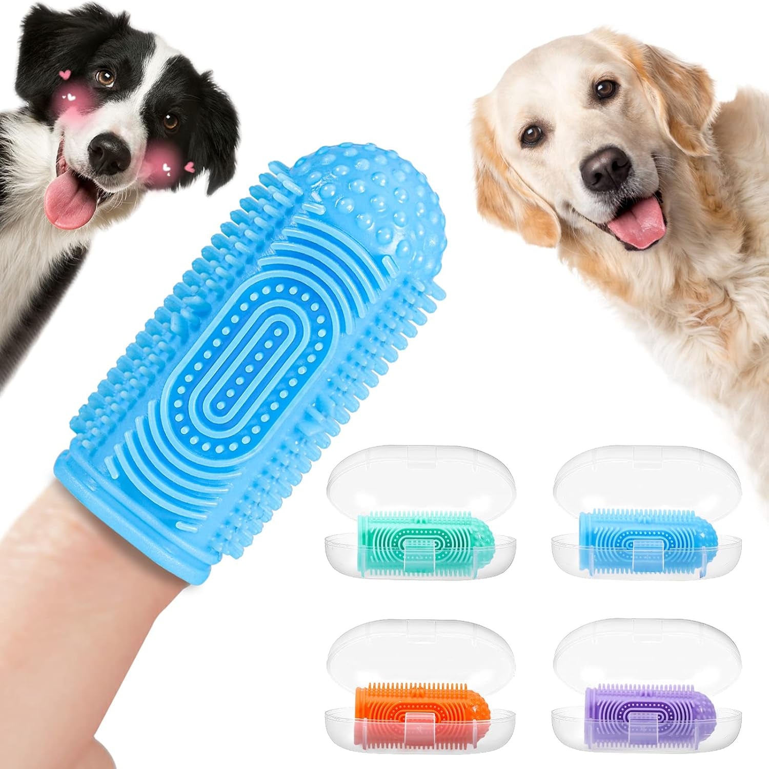 Finger Toothbrush 4pcs Set
